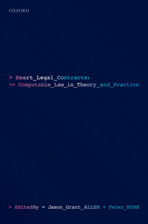 Cover image for book Smart Legal Contracts