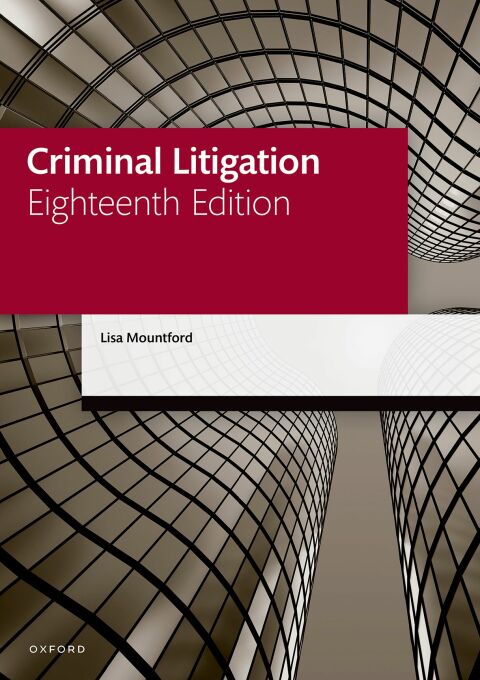 Cover image for book Criminal Litigation