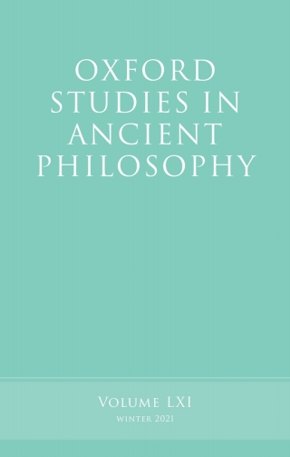 Oxford Studies in Ancient Philosophy, Volume 61