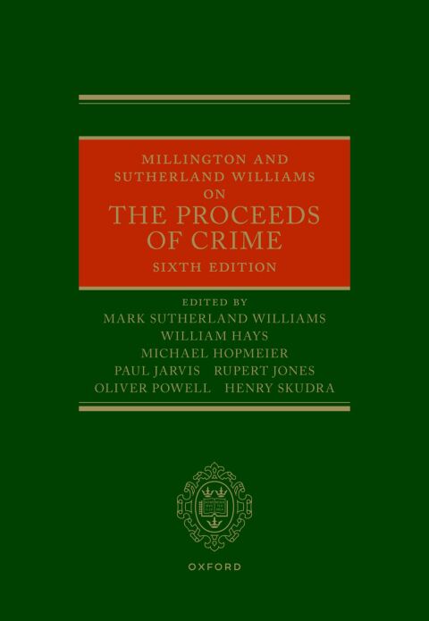 Cover image for book Millington and Sutherland Williams on the Proceeds of Crime