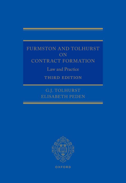 Cover image for book Furmston and Tolhurst on Contract Formation
