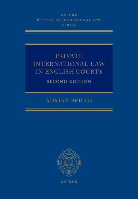 Cover image for book Private International Law in English Courts