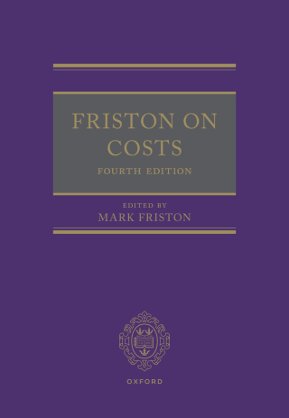 Friston on Costs (book and digital pack)