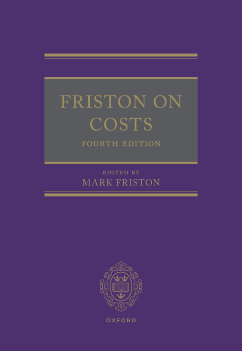 Cover image for book Friston on Costs (book and digital pack)