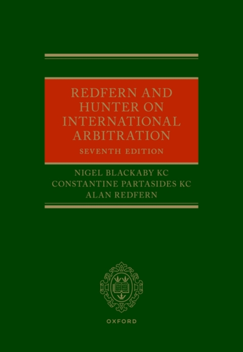 Cover image for book Redfern and Hunter on International Arbitration