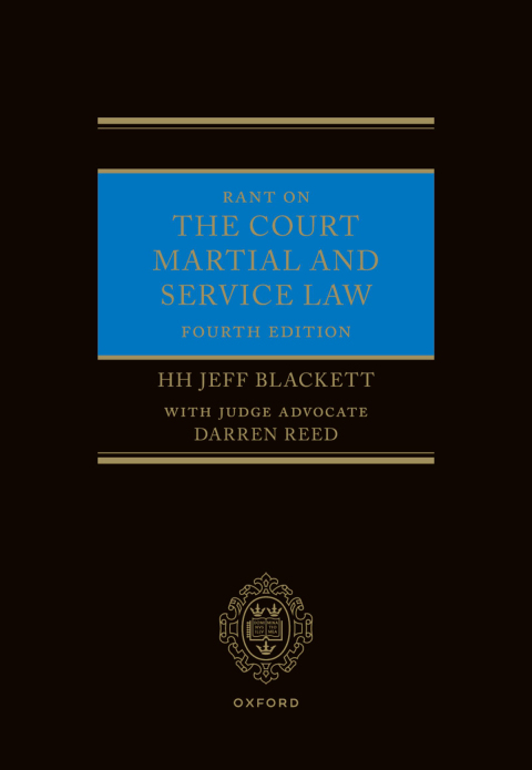 Cover image for book Rant on the Court Martial and Service Law
