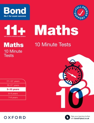 Bond 11+: Bond 11+ 10 Minute Tests Maths 9-10 years