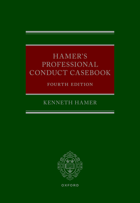 Cover image for book Hamer's Professional Conduct Casebook