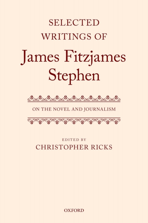 Cover image for book Selected Writings of James Fitzjames Stephen