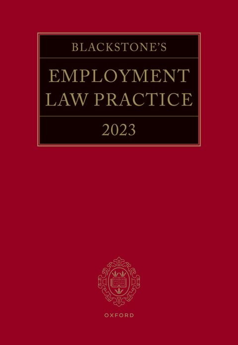 Cover image for book Blackstone's Employment Practice 2023