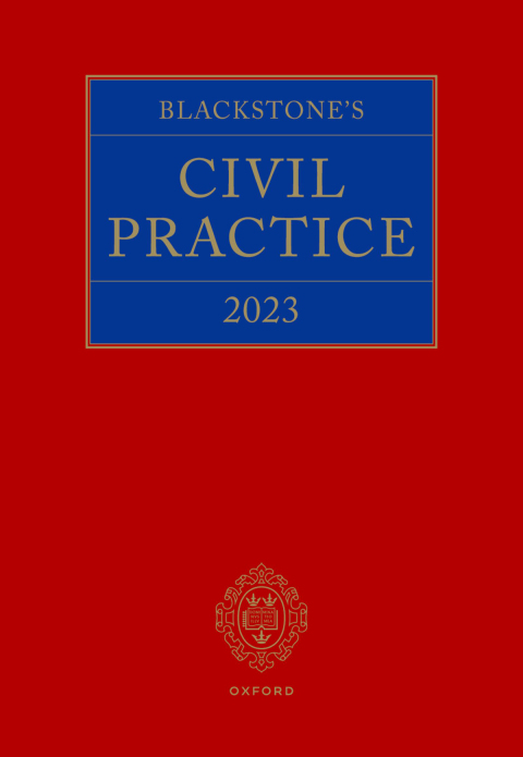 Cover image for book Blackstone's Civil Practice 2023