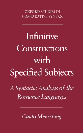 Infinitive Constructions with Specified Subjects