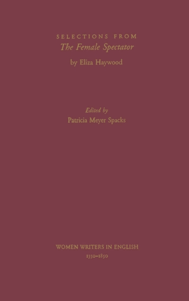 Selections from The Female Spectator