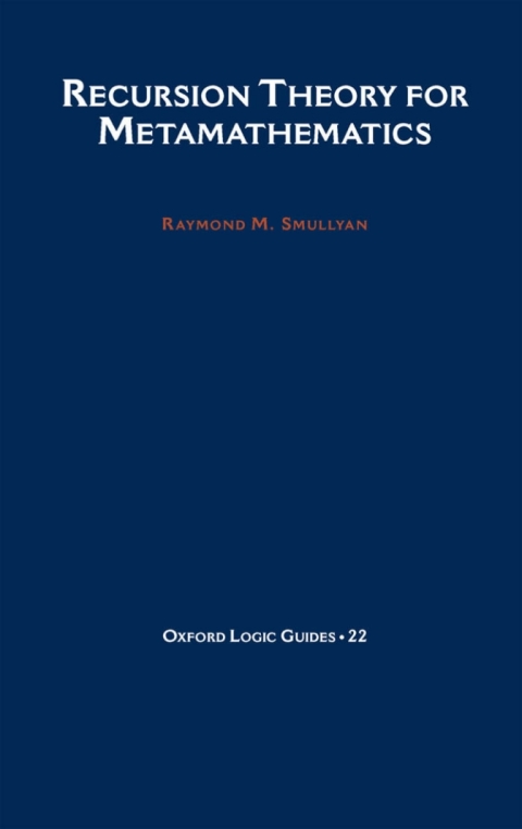 Cover image for book Recursion Theory for Metamathematics