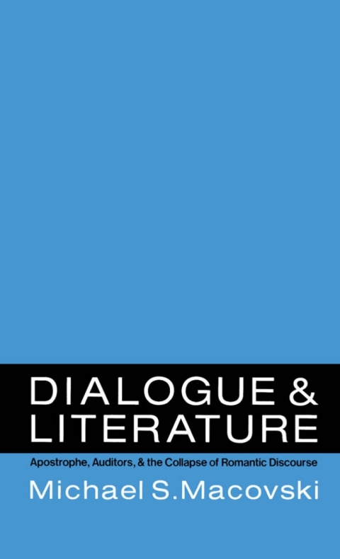 Cover image for book Dialogue and Literature