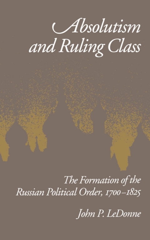 Cover image for book Absolutism and Ruling Class