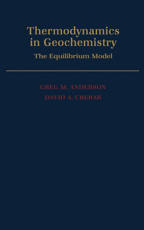 Cover image for book Thermodynamics in Geochemistry
