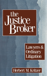 Titelbild: The Justice Broker 9780195061420