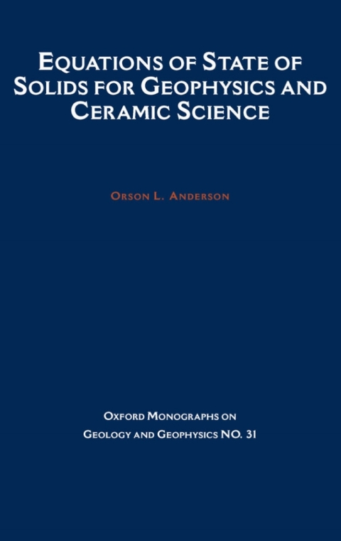 Cover image for book Equations of State for Solids in Geophysics and Ceramic Science