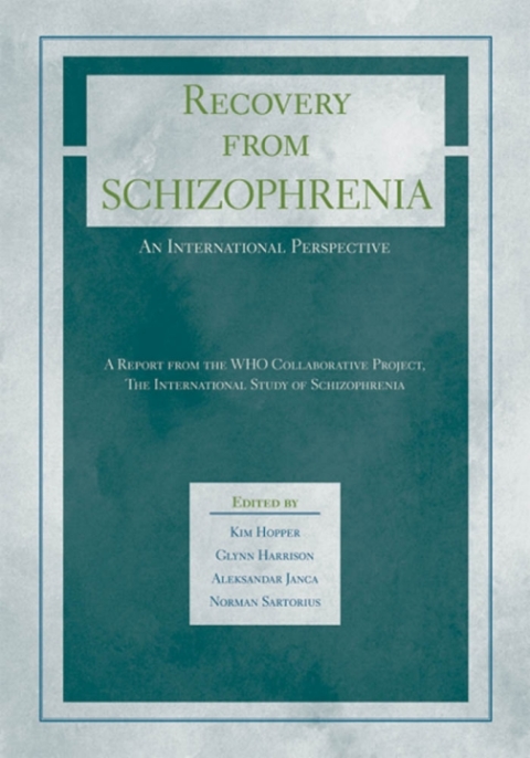 Cover image for book Recovery from Schizophrenia: An International Perspective