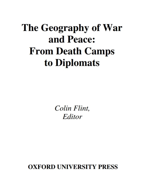 Cover image for book The Geography of War and Peace