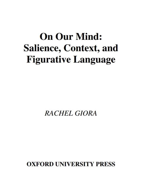 Cover image for book On Our Mind