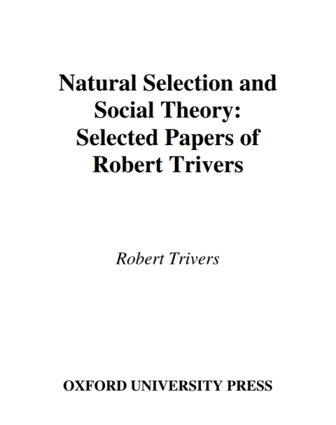 Cover image for book Natural Selection and Social Theory