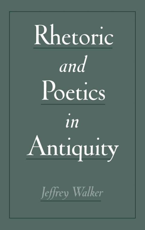 Cover image for book Rhetoric and Poetics in Antiquity