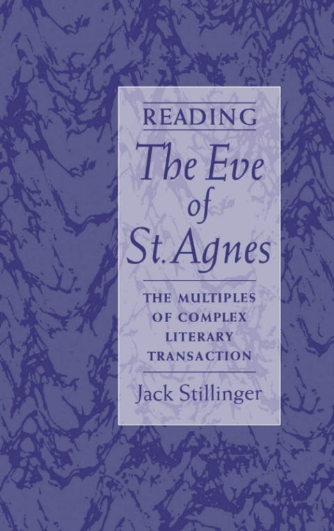 Cover image for book Reading The Eve of St.Agnes