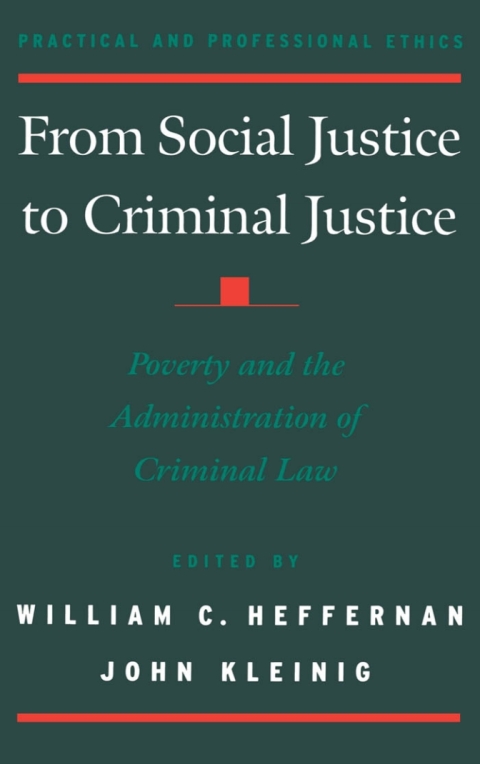 Cover image for book From Social Justice to Criminal Justice