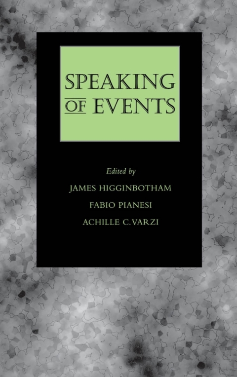 Cover image for book Speaking of Events