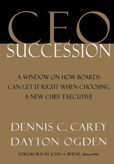 Cover image for book CEO Succession