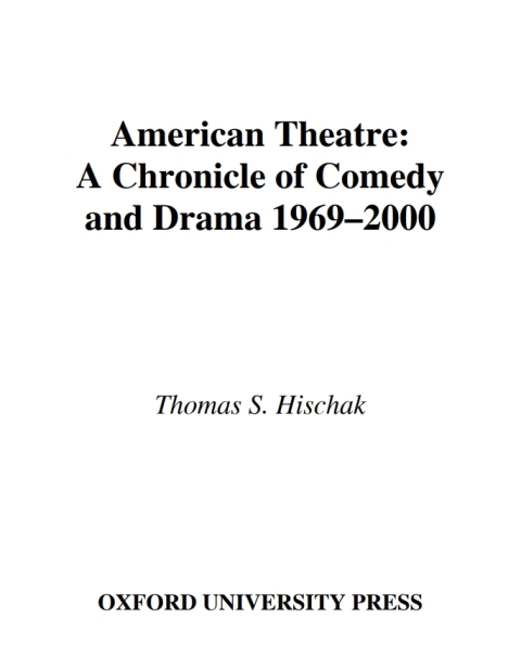 Cover image for book American Theatre