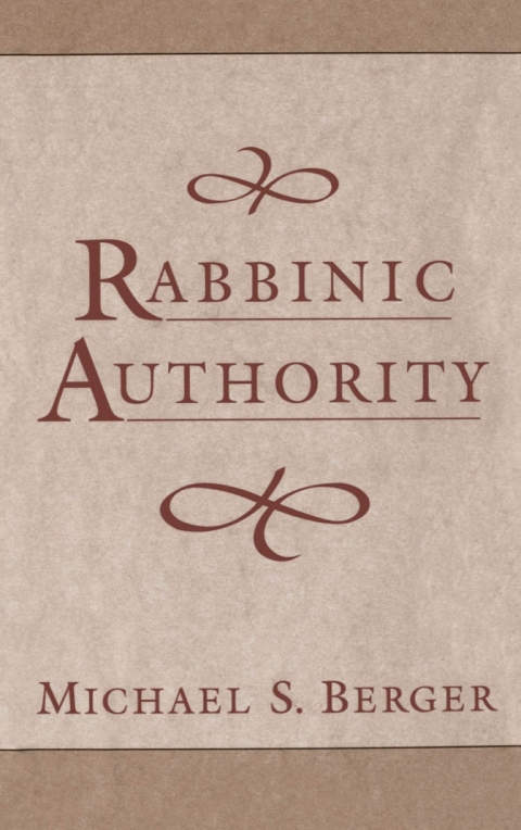 Cover image for book Rabbinic Authority