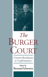 Cover image: The Burger Court 1st edition 9780195122596