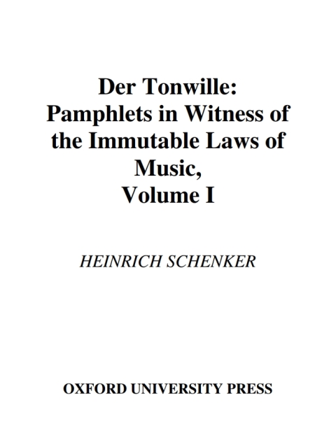 Cover image for book Der Tonwille