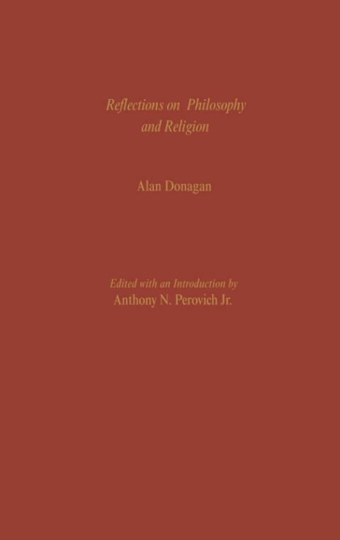 Cover image for book Reflections on Philosophy and Religion