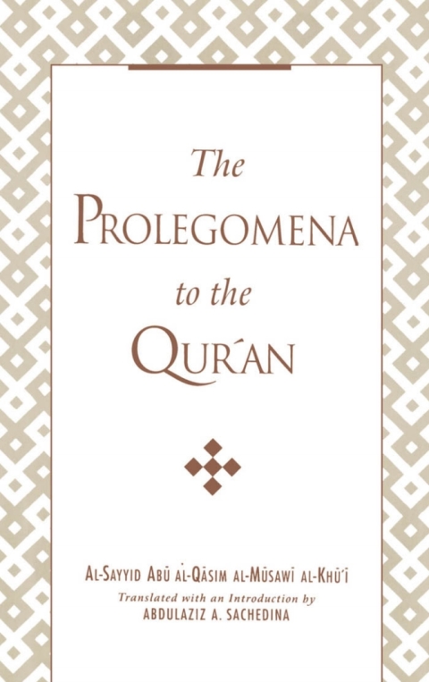 Cover image for book Prolegomena to the Qur'an