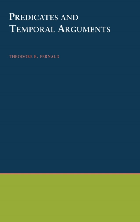 Cover image for book Predicates and Temporal Arguments