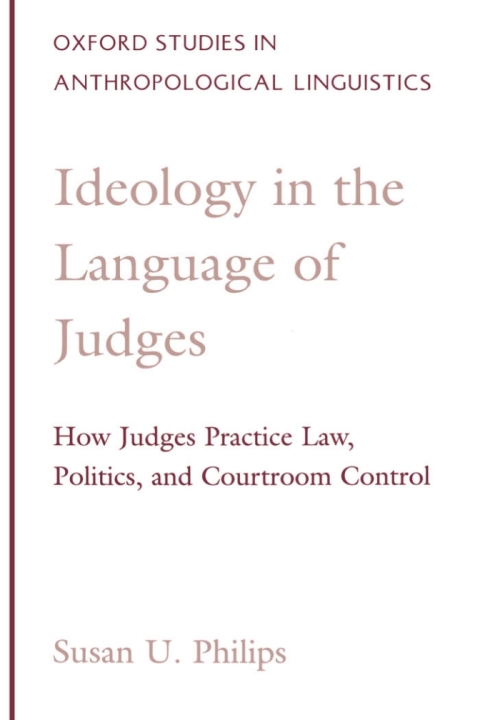 Cover image for book Ideology in the Language of Judges