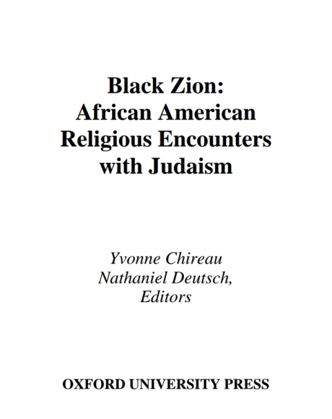 Cover image for book Black Zion