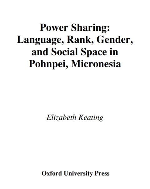 Cover image for book Power Sharing