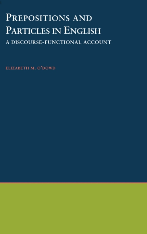 Cover image for book Prepositions and Particles in English