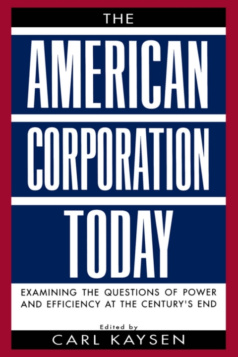 Cover image for book The American Corporation Today