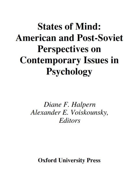 Cover image for book States of Mind