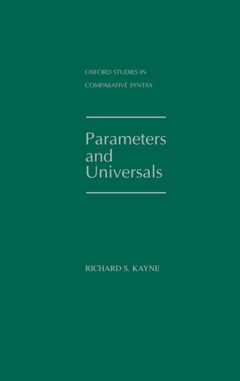 Cover image for book Parameters and Universals
