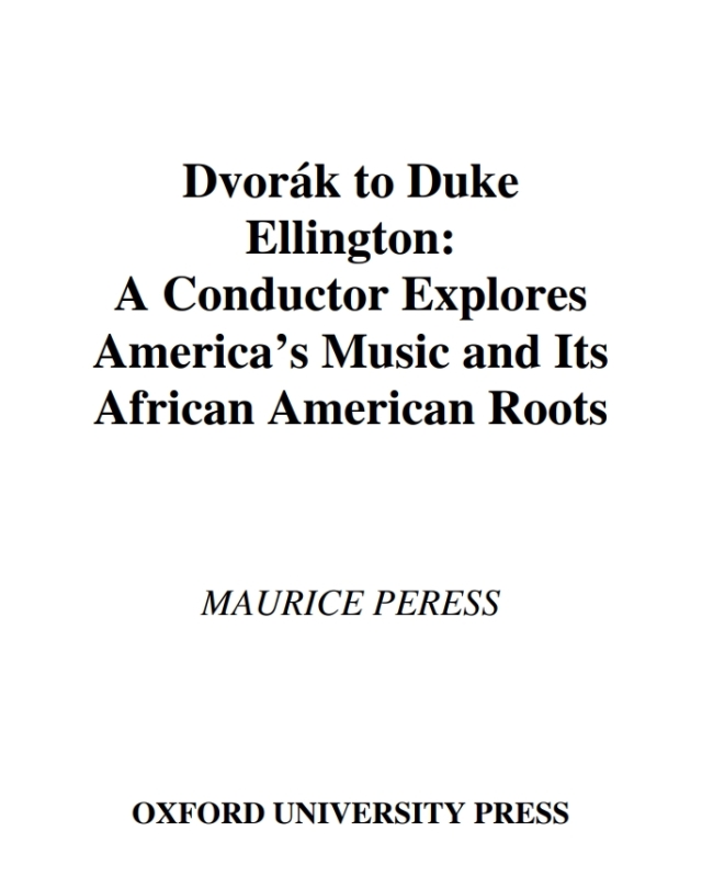 Dvorak to Duke Ellington