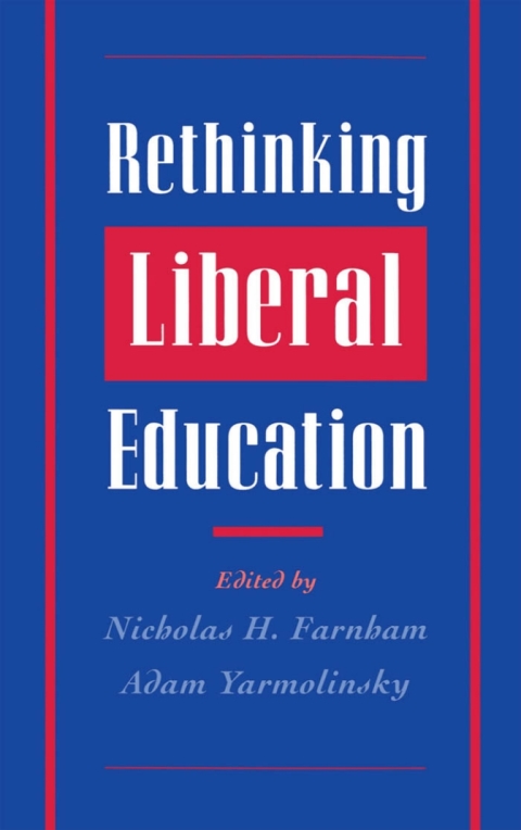 Cover image for book Rethinking Liberal Education
