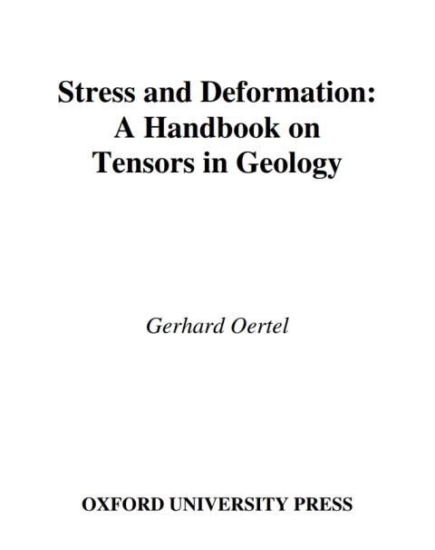 Cover image for book Stress and Deformation