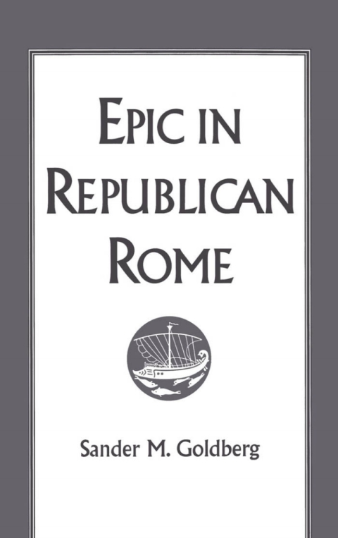 Cover image for book Epic in Republican Rome